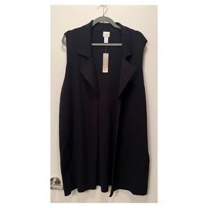 Chico’s Knit Moto Vest